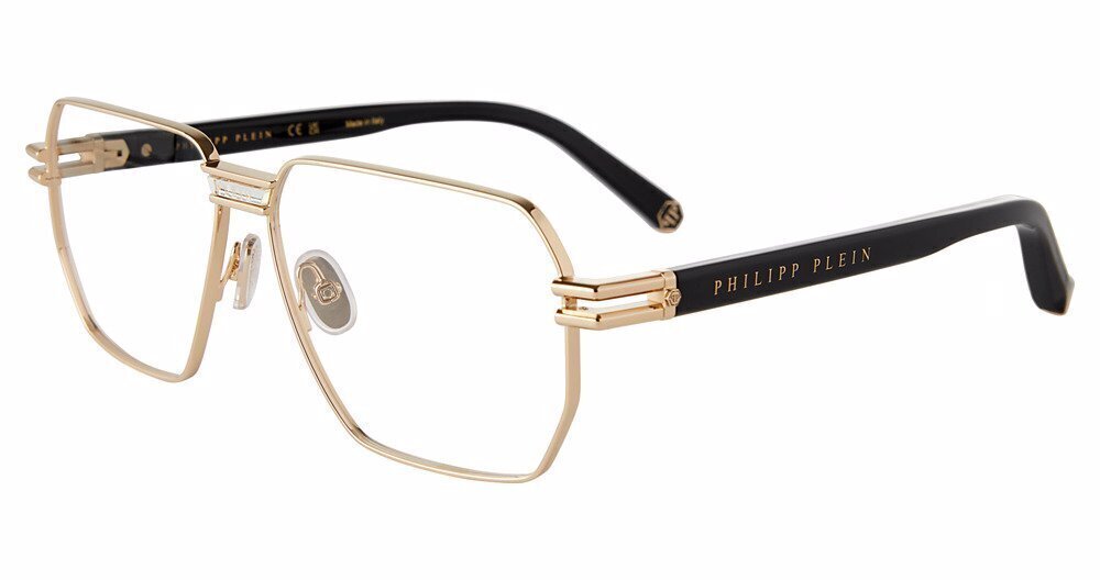 PHILIPP PLEIN OPTICAL VPP114M Eyeglasses ROSE GOLD (0300) 58mm